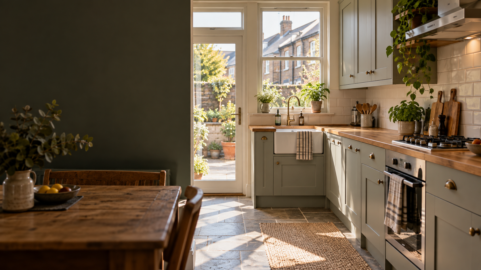 Illustrative refurbished kitchen